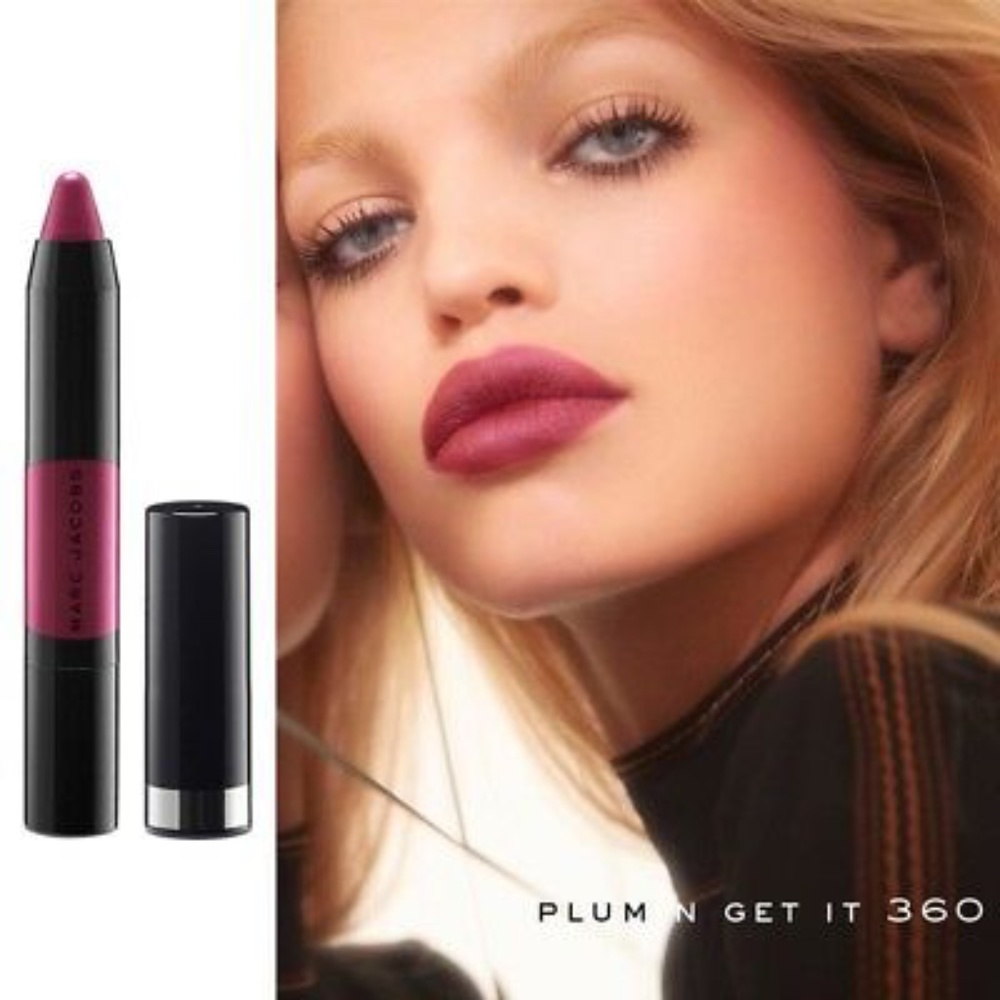 Marc Jacobs Le Marc Crayon PLUM N GET IT 360 ~ NEW IN BOX